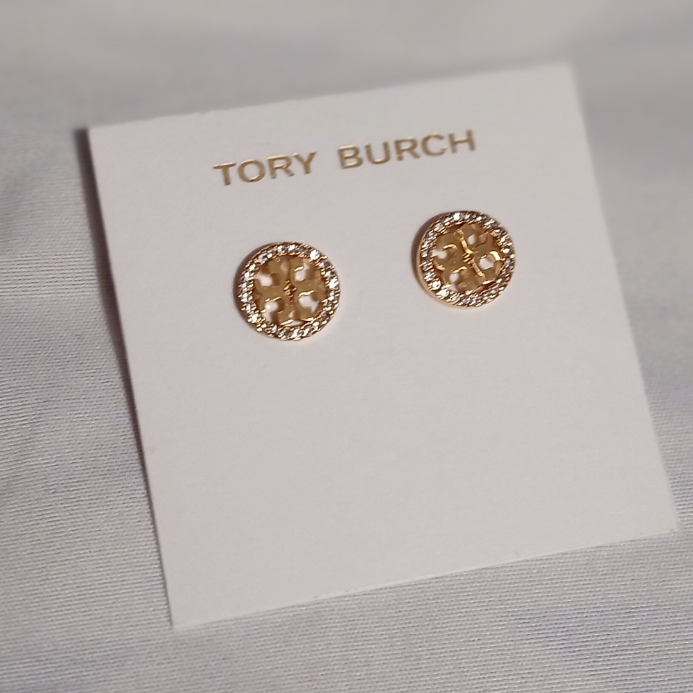 NWOT Toryburch Stud Earrings WITH DUSTBAG